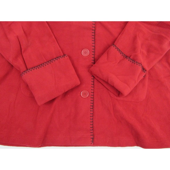 Tudor Court Red Fleece Long-Sleeve Jacket - Picture 4 of 16